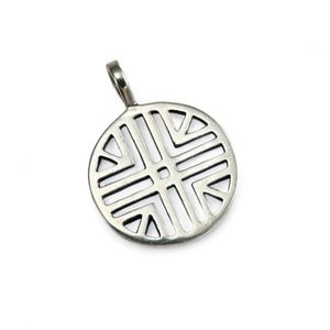 SUN SYMBOL VI, silver pendant