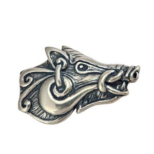Sanglier Celtique - tête, pendentif en argent