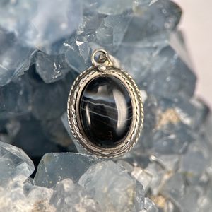 AGATE - Pendentif, Argent