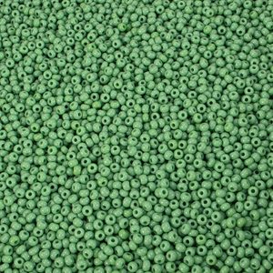 Perles de rocaille Preciosa, vertes, opaques 10 / 0