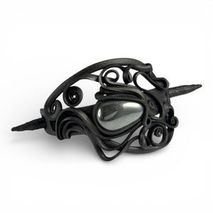 BROCHE À CHEVEUX AVEC HÉMATITE