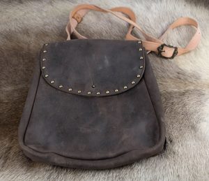 LEATHER PILGRIM BAG, AFTER EDUARD WAGNER, 14.-15. CENTURY - TASCHEN{% if kategorie.adresa_nazvy[0] != zbozi.kategorie.nazev %} - LEDERPRODUKTE{% endif %}