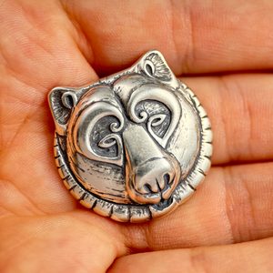 PENDENTIF OURS, d'argent