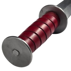 Rondel or Bollock dagger Praga, 14th century, blunt replica, red
