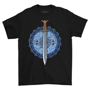 Claíomh Solais - Sword of Light, men's T-shirt - blue