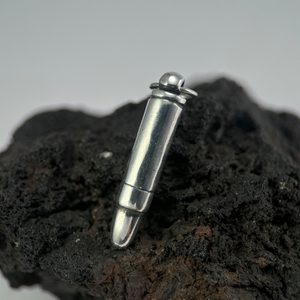 BULLET, 9mm Luger, silver pendant