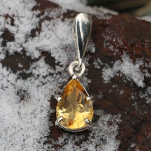 SINOPE pendant, silver 925 citrine