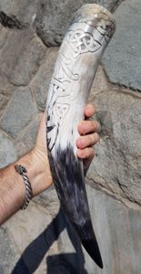 ODIN, luxury engraved drinking horn
