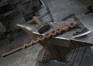 ÁSEGIR, BARBARIAN DOUBLE BLADE AXE - AXES, POLEWEAPONS{% if kategorie.adresa_nazvy[0] != zbozi.kategorie.nazev %} - WEAPONS - SWORDS, AXES, KNIVES{% endif %}