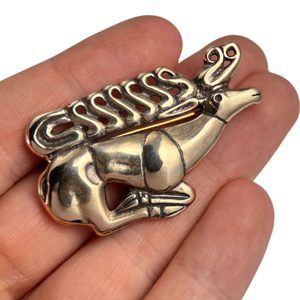 Scythian Stag Brooch - bronze