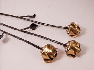 Forged rose - gold colour
