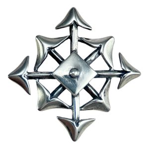 STAR OF CHAOS, Chaosphere, silver pendant