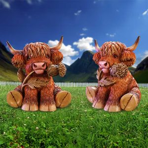 Scottish cow, figurine