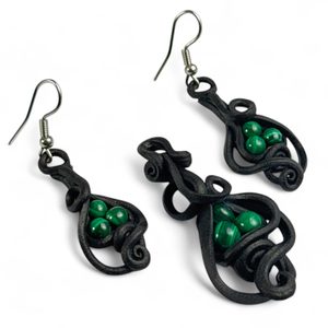 SET DE FANTAISIE EN MALACHITE