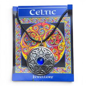 Pendant Celtic Knot, blue