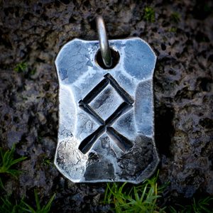 OTHILA, FORGED RUNE, AMULET, STEEL - RUNE PENDANTS{% if kategorie.adresa_nazvy[0] != zbozi.kategorie.nazev %} - JEWELLERY - BRONZE, ZINC{% endif %}