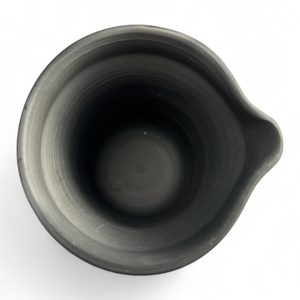 Medieval goblet, smoked ceramics