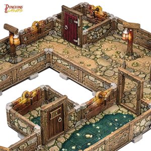 Dungeons & Lasers: Dwarven mine - Half-height Walls