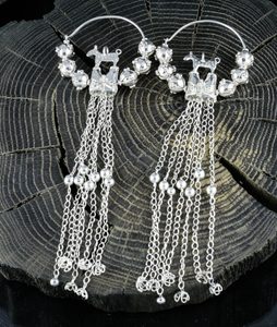 PRINCESS OF STARA KOURIM, SLAVIC EARRINGS, SILVER, REPLICA - EARRINGS{% if kategorie.adresa_nazvy[0] != zbozi.kategorie.nazev %} - SILVER JEWELLERY{% endif %}