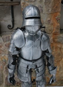 MEDIEVAL ARMOR - CHILDREN'S ARMOR, HANDMADE, DRUAL - SUITS OF ARMOUR{% if kategorie.adresa_nazvy[0] != zbozi.kategorie.nazev %} - ARMOUR HELMETS, SHIELDS{% endif %}