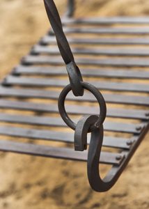 Historical grill grate, hand forged