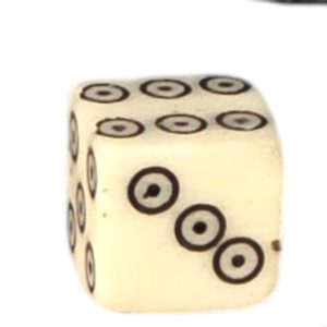 Bone Roman dice