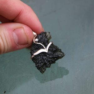 ZARIA, MOLDAVITE, SILVER PENDANT AG 925 - MOLDAVITES, CZECH{% if kategorie.adresa_nazvy[0] != zbozi.kategorie.nazev %} - SILVER JEWELLERY{% endif %}