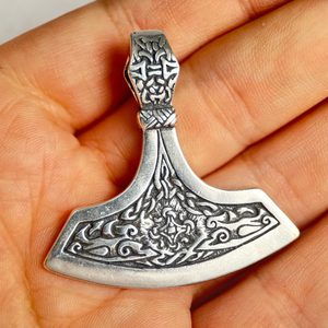 HERSIR, Norse Axe, silver pendant