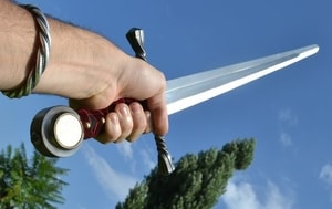ROYAL SWORD WITH THE LION, combat sword