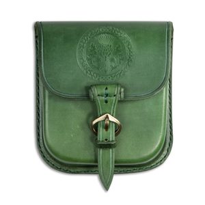 ALBA, SCOTTISH THISTLE, LEATHER BELT BAG - GREEN - BAGS, SPORRANS{% if kategorie.adresa_nazvy[0] != zbozi.kategorie.nazev %} - LEATHER PRODUCTS{% endif %}