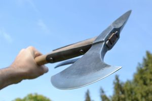 FRENCH NAVY BOARDING AXE, EXACT REPLICA, 1830 - 1860 - AXES, POLEWEAPONS{% if kategorie.adresa_nazvy[0] != zbozi.kategorie.nazev %} - WEAPONS - SWORDS, AXES, KNIVES{% endif %}