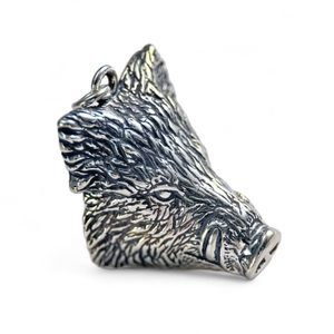 SANGLIER - pendentif, argent massif