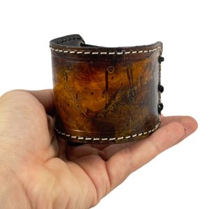 AUTUMNUS, leather bracelet