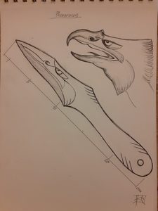 PHORUS throwing Knife - 1 piece