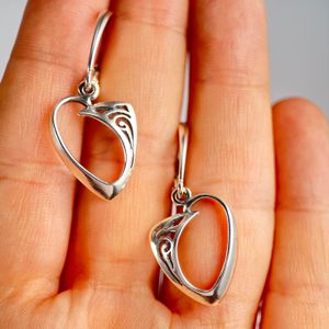 ROWAN, Celtic sterling silver earrings