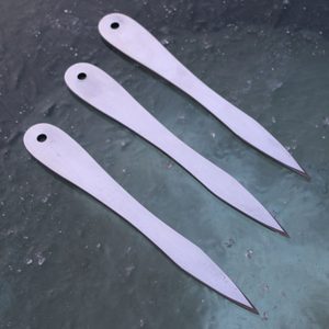 ARROW THROWING KNIVES 8mm, set of 3 polished