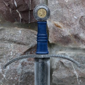 DOMO ET PATRIA ETCHED SINGLE-HANDED MEDIEVAL SWORD FULL TANG - MEDIEVAL SWORDS{% if kategorie.adresa_nazvy[0] != zbozi.kategorie.nazev %} - WEAPONS - SWORDS, AXES, KNIVES{% endif %}