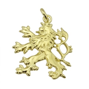 CZECH DOUBLE TAILED LION, PENDANT, 14K GOLD - BIJOUX EN OR{% if kategorie.adresa_nazvy[0] != zbozi.kategorie.nazev %} - BIJOUX EN ARGENT{% endif %}