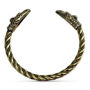 THUNDER BIRD, bracelet, brass