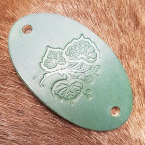LINDEN, leather hair clip
