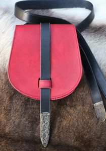 GOTLAND, VIKING LEATHER BAG WITH A BELT - BAGS, SPORRANS{% if kategorie.adresa_nazvy[0] != zbozi.kategorie.nazev %} - LEATHER PRODUCTS{% endif %}