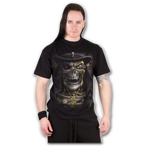 STEAM PUNK REAPER - T-SHIRT BLACK - T-SHIRTS POUR HOMMES, SPIRAL DIRECT{% if kategorie.adresa_nazvy[0] != zbozi.kategorie.nazev %} - NAAV{% endif %}