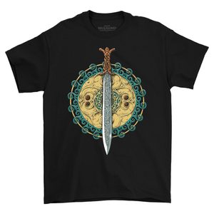 Claíomh Solais - Schwert des Lichts, Keltisches T-Shirt Männer - Irisch