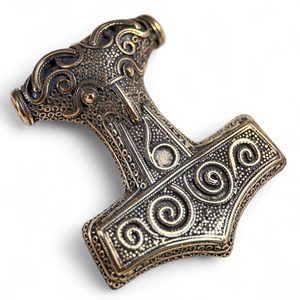 RAVEN THOR HAMER Scania, bronze, pendant