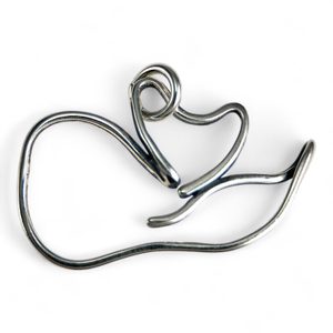 FOX, silver pendant