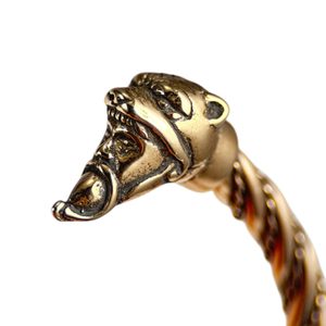 Berserker, Viking warrior, bronze bracelet