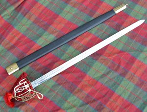 Scottish Basket Hilt Broadsword, collectible replica sword