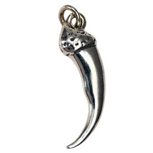 WOLF CLAW, pendant, sterling silver