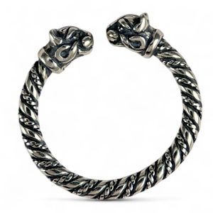 Chat Celtique, bague en argent