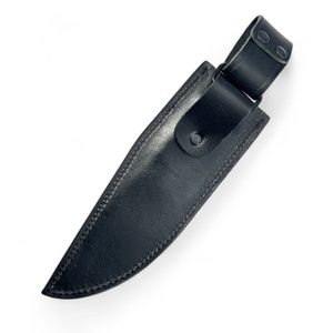 Wolf, forged knife, black